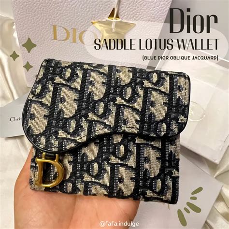 dior saddle wallet รีวิว